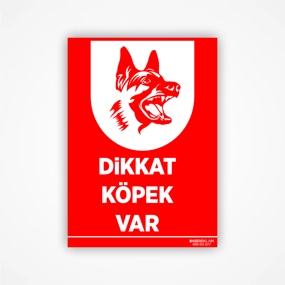 dikkat-kopek-var-01 Dikkat Köpek Var Levhası - Görsel 1