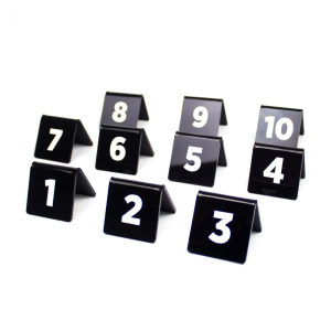 Pleksi Masa Numarası - Masa Numaratörü - Görsel 3