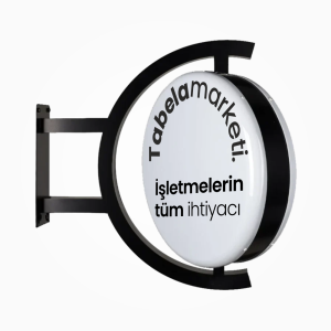 Plus Ayaklı Döner Tabela