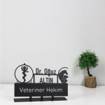 Masaüstü İsimlik Veteriner Hekim - Görsel 2