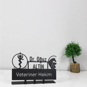 Masaüstü İsimlik Veteriner Hekim - Görsel 2