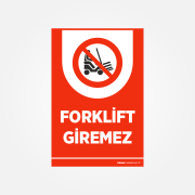 Forklift Giremez Levhası