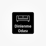 Dinlenme Odası Kapı Levhası