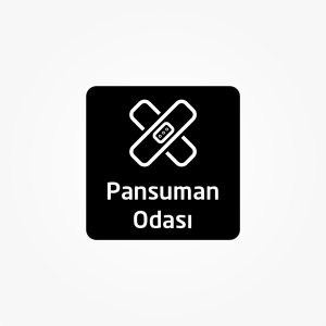 Pansuman Odası Kapı Levhası