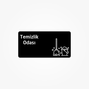 Temizlik Odası Kapı Levhası - Görsel 3