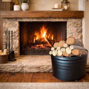 Varil Şömine Odunluk - Görsel 2